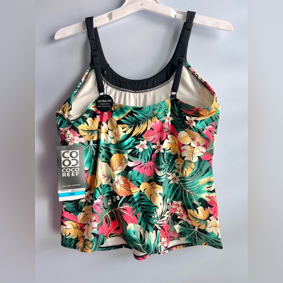 Coco Reef Ultra Fit Underwire Tankini Top - Picture 5 of 7